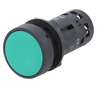 Interrupteur XB7NA33 : pression 22 mm tige.Pos : 1 NO x2 vert manque 0,3 A/24...