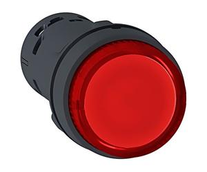 Interrupteur XB7NW34M1 : pression 22mm tige.Pos : 1 NO rouge LED 230V...