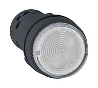 Interrupteur XB7NW37B1 : Pression 22mm Tige.Pos : 1 NO transparent LED 24V IP...