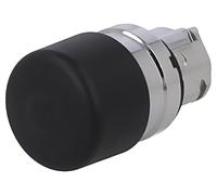 Interrupteur ZB4BC24 : pression 22 mm tige. Pos : 1 noir manque IP66 champign...