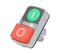 Interrupteur ZB4BW7L3741 : double tige de 22 mm. Pos : 1 rouge/vert Bel.-Coul...