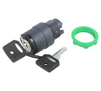 Interrupteur ZB5AG6 : interrupteur rotatif avec clé tige 22 mm. Pos : 1...