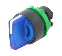 Interrupteur ZB5AK1563 : tige rotative de 22 mm.Pos : 1 LED bleue IP66 en sai...