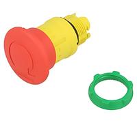 Interrupteur ZB5AS844TQ : tige de sécurité 22 mm. Pos : 2 rouge manque IP66 c...