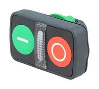 Interrupteur ZB5AW7A3741 : double tige 22 mm.Pos : 1 rouge/vert IP66 plat Pos...