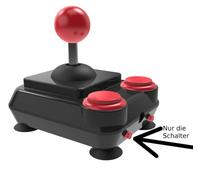 Interrupteurs (2 pièces) pour joystick rétro ArcadeR, diff. couleurs, Couleurs:gris