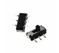 Interrupteurs à bascule 20 pièces MSS22D18 SMT interrupteur SMD 6 broches poignée haute 2mm 2P2T le Micro glissière