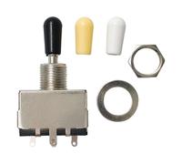 Interrupteurs À Bascule De Guitare 3 Voies, Rapprochés La Poussière, En Alliage Zinc Pour Une Durée Et Une Fiabilité Prolongées