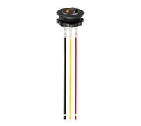 Interrupteurs à bascule éclairés, petits interrupteurs à bascule - Interrupteurs à bascule ronds de 12 V | Électronique RV avec câbles pré-câblés, LED rouge éclairée
