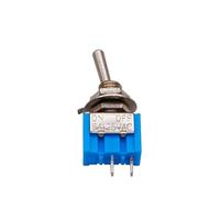 Interrupteurs à bascule miniatures, 2 pièces, 6mm, unipolaire, Double jet, Mini capuchon étanche, Micro Gadgets électroniques ON-OFF-ON 6A(ON-ON 6pin Curve)
