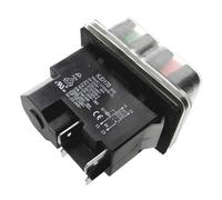 Interrupteurs à bouton-poussoir électromagnétiques étanches, KJD17B 2HP 16A, 4 bornes, 5 broches, for scies d'établi, perceuses et tours(4Pins-220V)