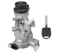 Interrupteurs à bouton-poussoir pour voiture Interrupteur d'allumage et de démarrage, verrouillage direction, compatible avec VW Tiguan, Jetta, Golf MK5, MK6, Eos, A3, TT 1K0905851(PURPLE)