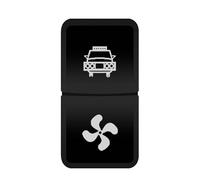 Interrupteurs à Double Bouton-Poussoir for Voiture, 12V, Barre Lumineuse LED, caméra Avant et arrière, for Toyota 4runner Hilux Prado Landcruiser 4runner(Bumper Fan)