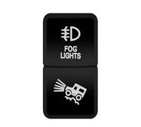 Interrupteurs à Double Bouton-Poussoir for Voiture, 12V, Barre Lumineuse LED, caméra Avant et arrière, for Toyota 4runner Hilux Prado Landcruiser 4runner(Fog Off Road)