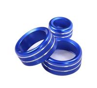Interrupteurs climatisation Pour 1 2 3 3GT 4 X1 F30 F34 F20 Climatisation Audio Bouton Contrôle Volume Anneau Garniture(BLEU)
