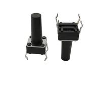 Interrupteurs CMS 4 broches, panneau DIP PCB, bouton-poussoir tactile momentané, réinitialisation automatique, 6 mm x 6 x 4,3/5/6/7/8/9/10/11/12/13 mm, 10 pièces(6x6x7mm)