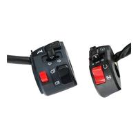 Interrupteurs de commande de guidon de moto, 22mm, bouton de klaxon, clignotant, feu antibrouillard électrique Commutateurs de Guidon