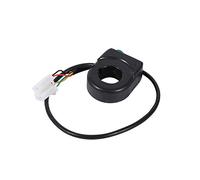Interrupteurs de guidon 7/8 2 en 1 moto phares klaxon allumer/éteindre interrupteur bouton commande poignée commutateurs pour scooter vélo électrique-Commutateur Moto Double