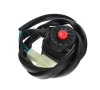 Interrupteurs de moto Bouton de commutation d'allumage guidon moto, 22mm, klaxon démarrage 125 250 300 350 530 EXCF SX SXF XC XCW(Red)
