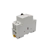 Interrupteurs électromagnétiques 2P 32A 63A AC 220V 230V 50/60Hz Din Rail Domestique AC Contacteur Modulaire avec Interrupteur de Poignée de Commande Manuelle 2NO ou 2NC ou 1NO 1NC Installations élect