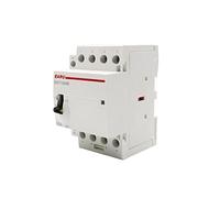 Interrupteurs électromagnétiques 2P 4P 16A 25A 32A 40A 63A 220V 50/60Hz Din Rail ménage AC contacteur modulaire avec interrupteur de poignée de commande manuelle NO NC 2NO 2NC Installations électrique
