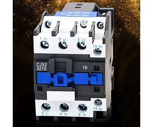 Interrupteurs électromagnétiques CJX2-3210 Contacteur Rail DIN Contacteurs magnétiques Commutateur triphasé Commutateur monophasé 1NO Tension Tension 3 2a 380v ac Argent 220v Démarreur Électricité ind