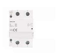 Interrupteurs électromagnétiques Contacteur 2 pôles 100A contacteurs modulaires 2no 2nc 1no1nc 220V 110V 24V contacteur domestique automatique 50/60Hz électricité industrielle Installations électrique