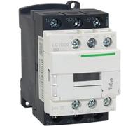 Interrupteurs électromagnétiques Contacteur 220v DC, 3 phases, 3 pôles, 3P50/60Hz, LC1D25, LC1D32, LC1D38, tension de bobine 24v, 110V, 220V, 380V Installations électriques (Color : Lc1d25 Black25a,