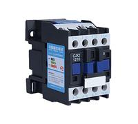 Interrupteurs électromagnétiques Contacteur 3 Phase Moteur Solénoïde Triner 1 2A 3P 3ème Pôle 1No AC 24V 110V 220 Volt 380V Bobine.CJX2-1210 3. Montage sur Rail DIN 5mm Installations électriques (Col