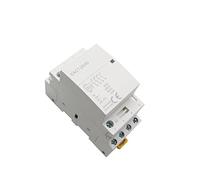 Interrupteurs électromagnétiques Contacteur 4p 16-25A AC 220V 230V 50/60Hz Domestique AC Modulaire Contacteur Commutateur Contrôleur 4no 4nc 2no 2nc Smart Home House Hotel Industrial Electrics Install
