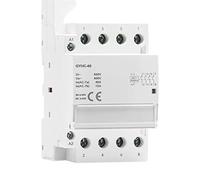 Interrupteurs électromagnétiques Contacteur 4p 63a 4no ou 2NC2NO 220V/230V 50/60Hz Din Rail logé AC contacteurs modulaires électricité industrielle Installations électriques (Color : 4p 40a 4n0 220v