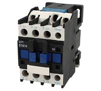 Interrupteurs électromagnétiques Contacteur AC220V bobine 18a 3 phases 1no 50/60Hz démarreur électronique relais de démarrage LC1 D1810 noir industriel électrique Installations électriques