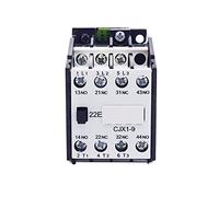 Interrupteurs électromagnétiques Contacteur CJX1-9/22 AC 3 Phases 3 Pôles 3 Pôles 2nc + 2no 9a 24v 36v 110v 220v 380v Bobine Tension Électrique Industrielle Installations électriques (Color : 24v)