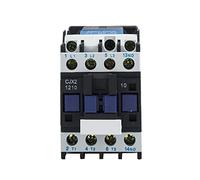 Interrupteurs électromagnétiques Contacteur CJX2-1210 0910 ac Contacteur 1 2a 9a 3 phases 3 pôles sans tension Tension 38 0V 220V 50Hz Din Rail Mounted 3p+1no Normal Open Contactors Industrial Electri