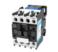Interrupteurs électromagnétiques Contacteur CJX2-1810 LC1 AC.Contacteur 18A 3 phases 3 broches sans tension de bobine 38. 0V 220V 110V 36V 24V 50/60 Hz Montage sur rail DIN 3P + 1NO.Ouverture normale