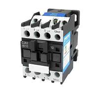 Interrupteurs électromagnétiques Contacteur CJX2-1810 LC1 AC.Contacteur 18A 3 phases 3 broches sans tension de bobine 38. 0V 220V 110V 36V 24V 50/60 Hz Montage sur rail DIN 3P + 1No.Normal Opening Ind