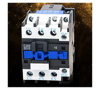 Interrupteurs électromagnétiques Contacteur CJX2-3210.DIN Rail Magnetic Protector 3phase switchs ON 1NR only Phase.Coil Voltage 3. 2A 380V AC.Silver 220V Starter. Installations électriques (Color : A