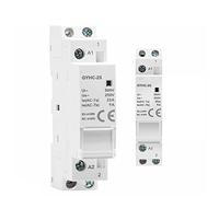 Interrupteurs électromagnétiques Contacteur Din Rail contacteur domestique automatique AC220V 2p 25a 1NO/1NC/2NO/2NC/1NO1NC 50/60 Hz électricité industrielle Installations électriques (Color : 2p 20a