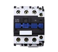 Interrupteurs électromagnétiques Contacteur LC1D AC. Contacteurs CJX2-3210 32A Non Contacteur de courant électrique à rail DIN triphasé 2 4V 36V 110V 220V 380V Installations électriques (Color : 110v