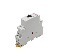 Interrupteurs électromagnétiques EACT-25 2P 25A 220V/230V 50/60Hz Contacteur modulaire AC domestique sur Rail Din avec interrupteur à poignée de commande manuelle 2NO ou 1NO 1NC ou 2NC Installations é
