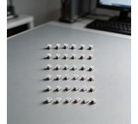 Interrupteurs Mécaniques Tactiles 36pcs 3-Pins pour clic Interrupteurs(Brown)