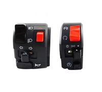 Interrupteurs Moteur Moto 7/8" 22 Mm Bouton Klaxon Moto Clignotant Feu Brouillard Électrique Démarrage Contrôleur Guidon Interrupteur D'allumage Interrupteur de moto