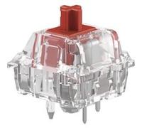 Glorious Gaming – Switches Fox (lourds) – linéaires, lubrifiés, silencieux, hot-swap, Max RGB – 110x