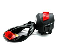 Interrupteurs universels de Barre de poignée de Moto, 22mm, avec klaxon de Starter, Clignotant, Phare, démarrage électrique, contrôleur de Guidon(1pcs-Right)