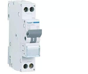 Interruptor automático magnetotérmico serie ML, 1P+N, 10A, C, 6KA