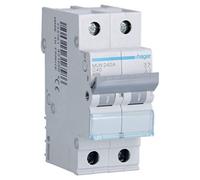 Interruptor automático magnetotérmico serie MU, 2P, 40A, curva C, 6KA