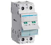 Interruptor modular, 2 polos, 80A