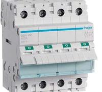 Hager Interrupteur modulaire 4 pôles 100 A