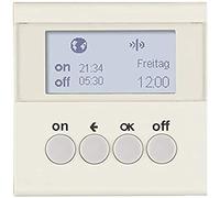 Interruptor temporizador para control de la iluminación, plataforma berker.Net, aplicación KNX radio, compatible coviva, para series berker S.1/ B.3/ B.7 de hager, blanco brillo