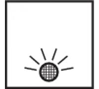 Interruptores, 2 polos Off con indicador luminoso, 5A, 12V=, INTEGRO, acero
